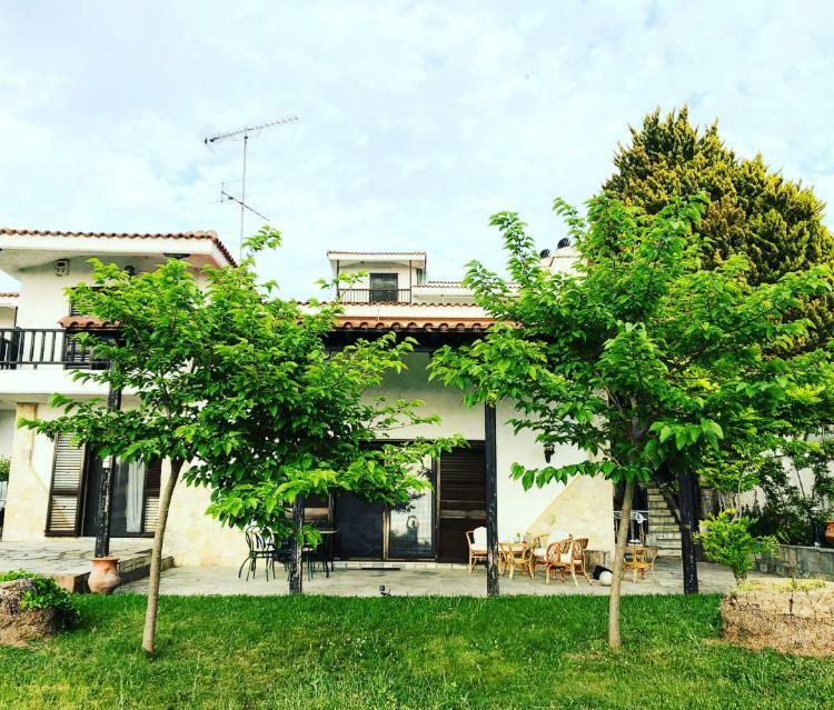 Bright & Spacious Seaview Villa Сиври Экстерьер фото